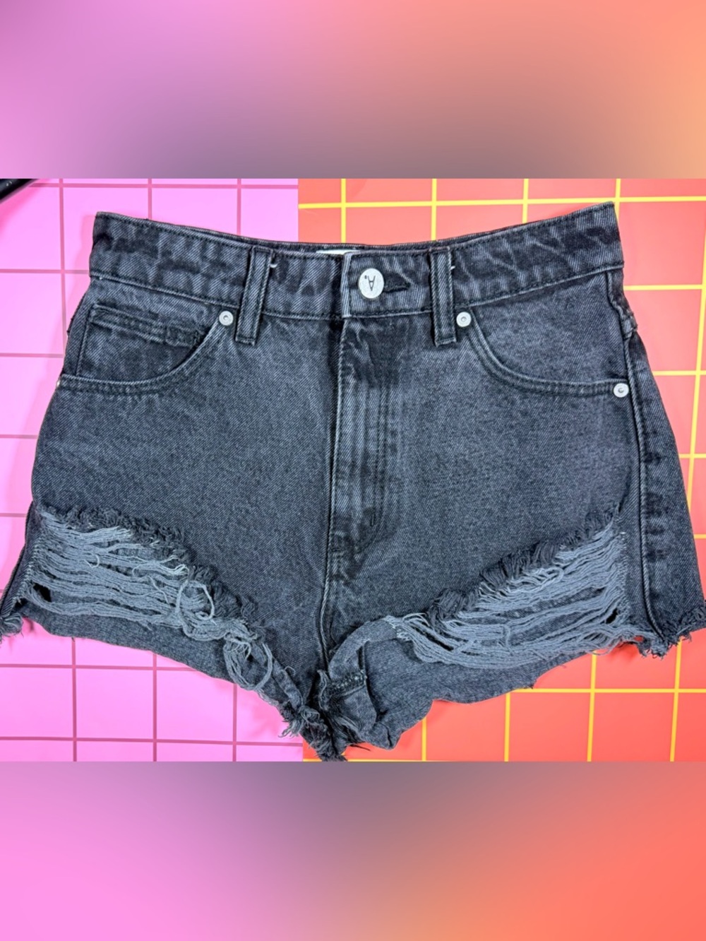 Abrand High Waist Relaxed Short